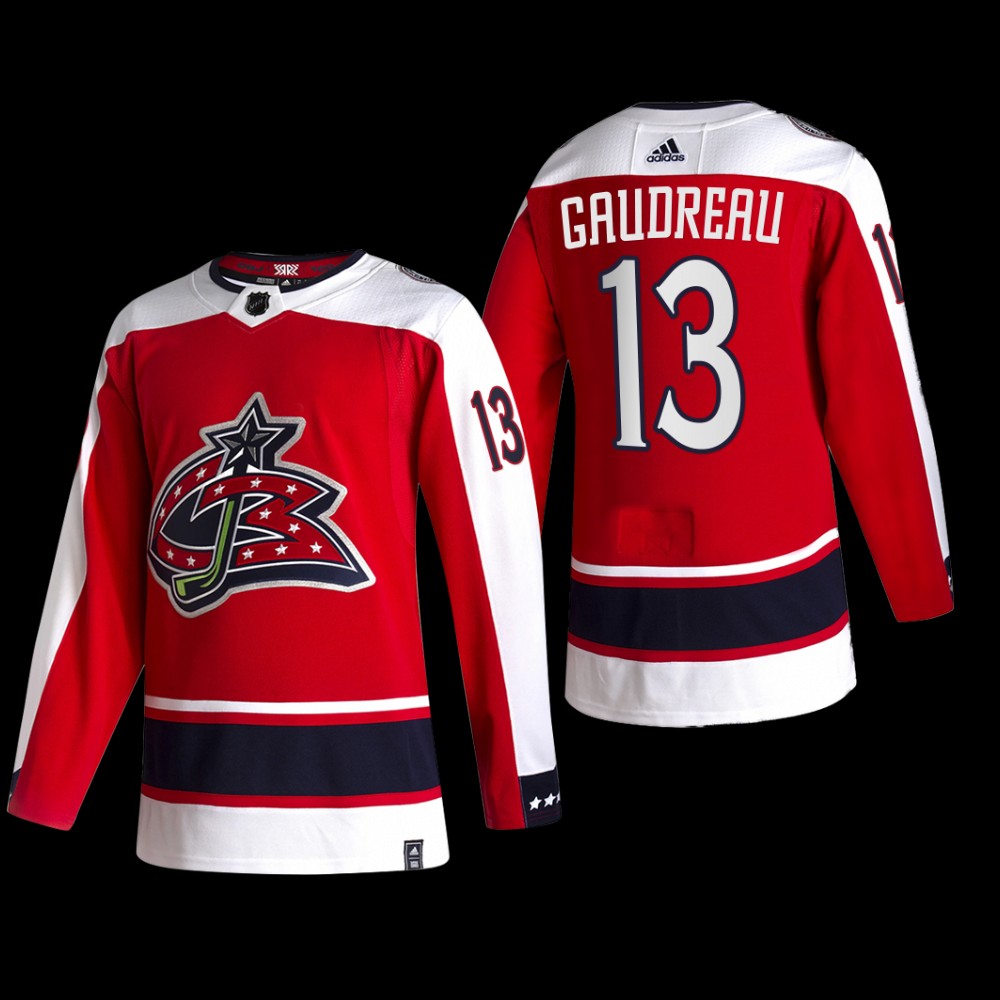 Johnny Gaudreau #13 Columbus Blue Jackets Reverse Retro Red Jersey