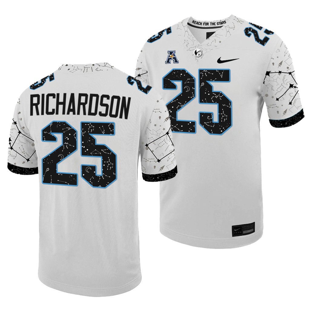 Johnny Richardson UCF Knights #25 White Jersey 2022 Space Game Men's Untouchable Uniform