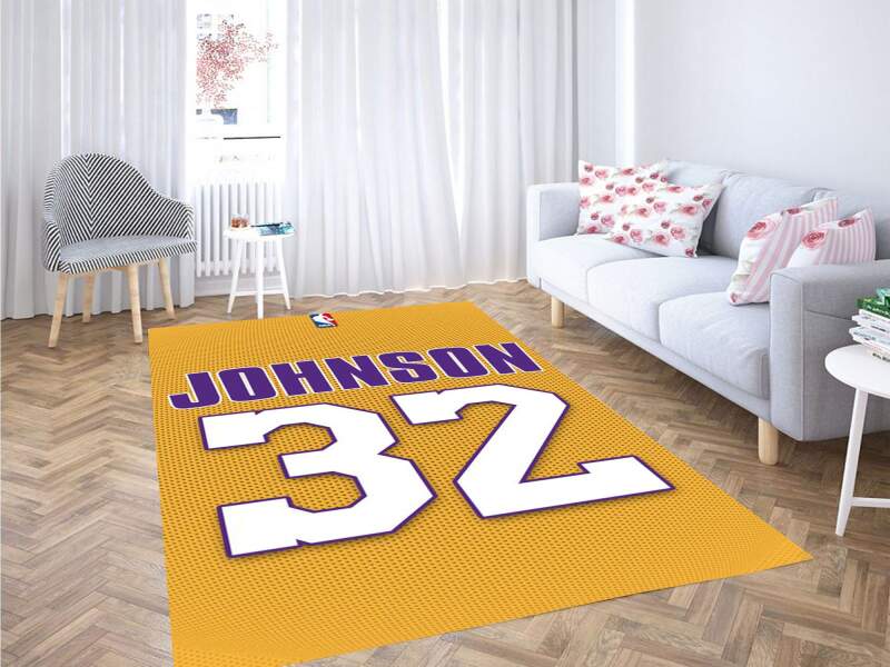 Johnson Yellow Wallpaper Carpet Rectangle Rug