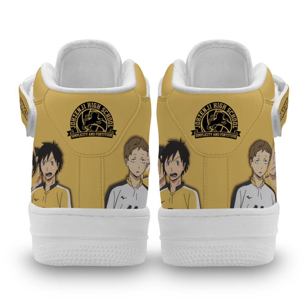 Johzenji Sneakers Air Mid Custom Haikyuu Anime Shoes