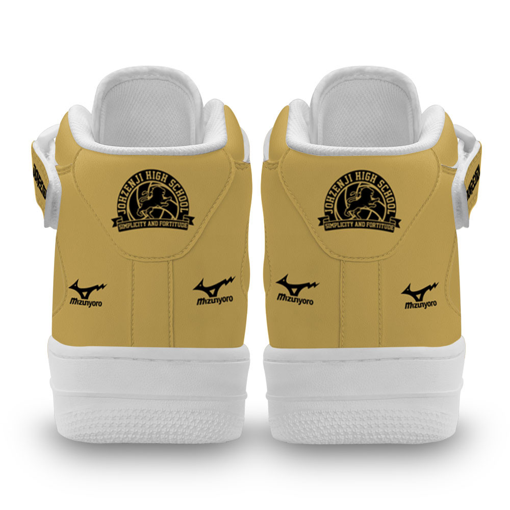 Johzenji Sneakers Air Mid Custom Haikyuu Anime Shoes