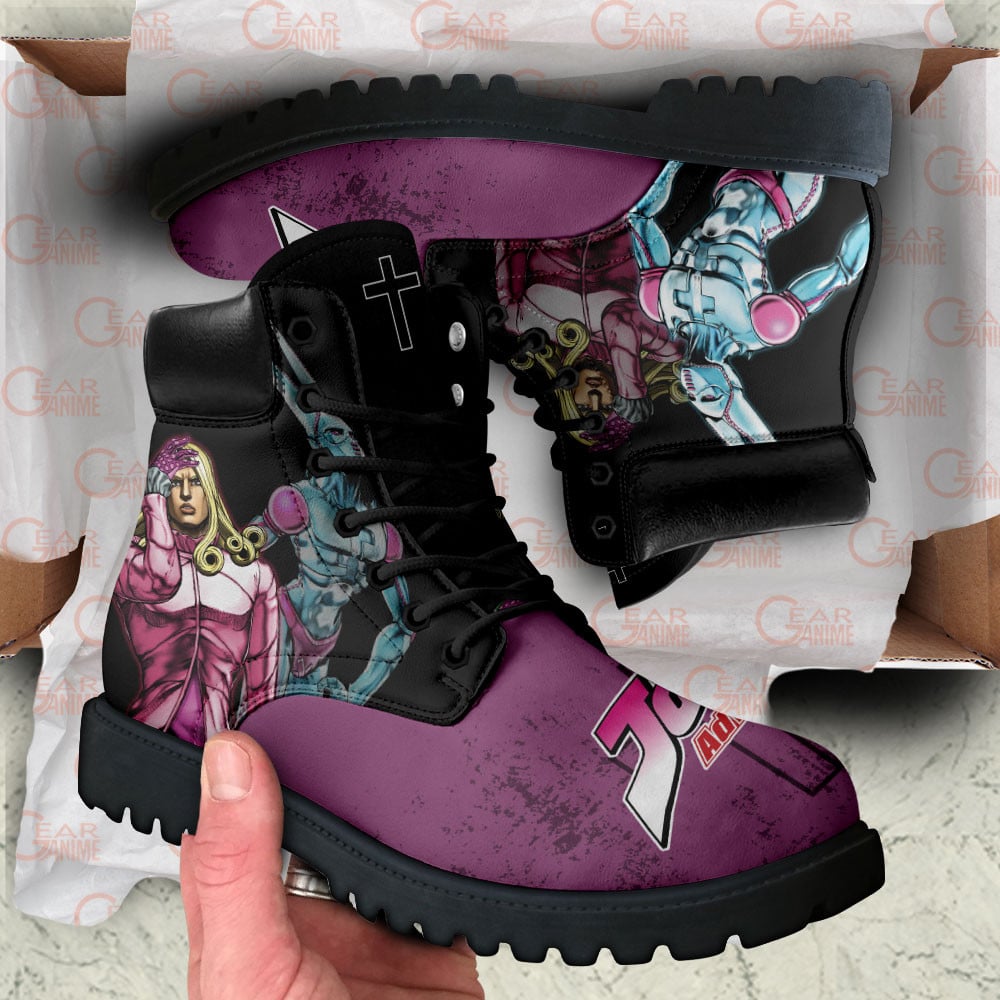 JoJo’s Bizarre Adventure Funny Valentine Boots Anime Custom Shoes