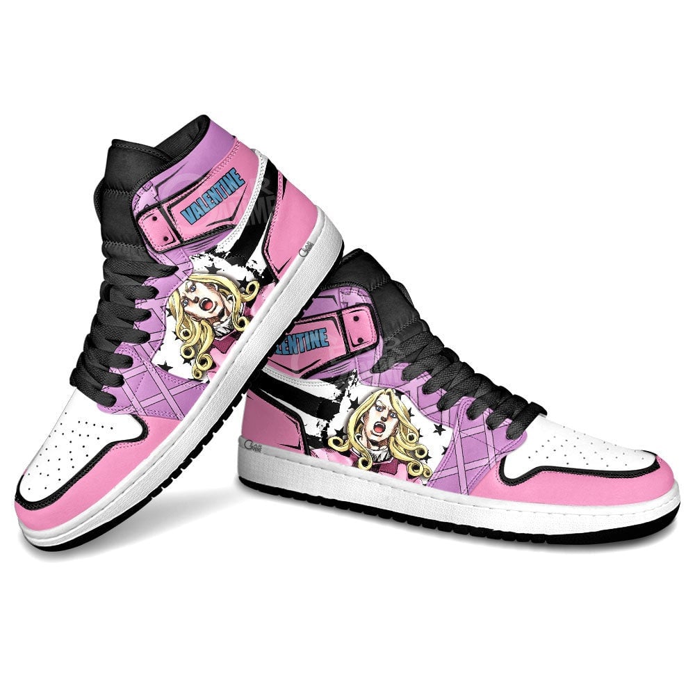 JoJo’s Bizarre Adventure Funny Valentine JD1s Sneakers Anime Shoes, Air Jordan Hightop