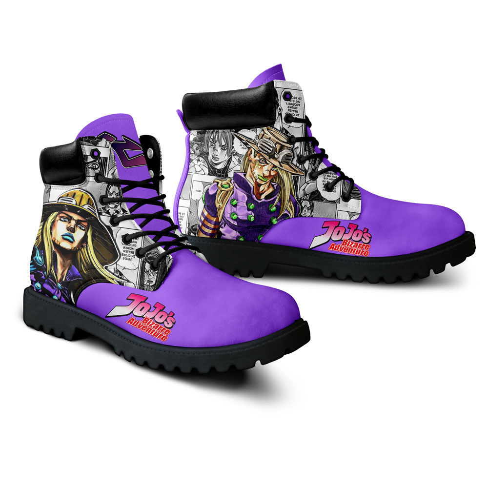 Jojo’s Bizarre Adventure Gyro Zeppeli Boots Custom Anime Shoes