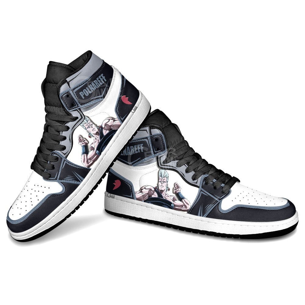 JoJo’s Bizarre Adventure Jean Pierre Polnareff JD1s Sneakers Anime Shoes, Air Jordan Hightop