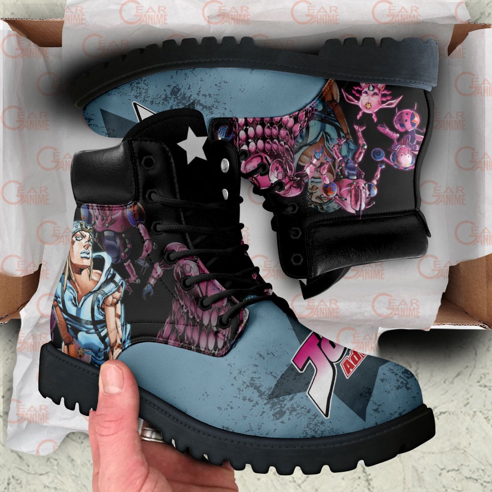 JoJo’s Bizarre Adventure Johnny Joestar Boots Anime Custom Shoes