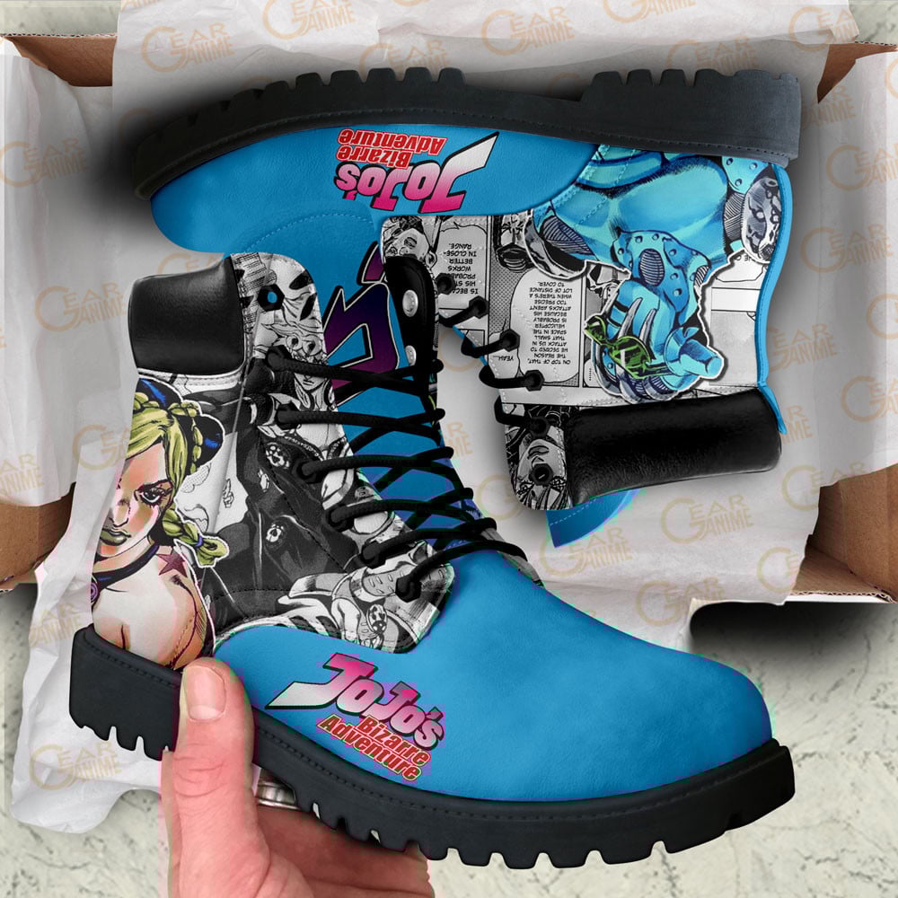Jojo’s Bizarre Adventure Jolyne Kujo Boots Custom Anime Shoes