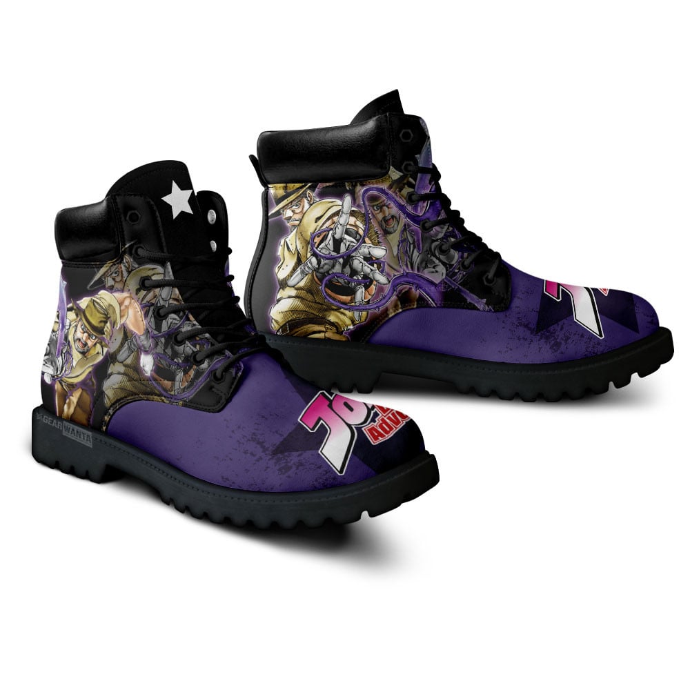 JoJo’s Bizarre Adventure Joseph Joestar Old Boots Anime Custom Shoes