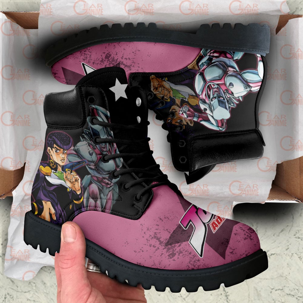 JoJo’s Bizarre Adventure Josuke Higashikata Boots Anime Custom Shoes