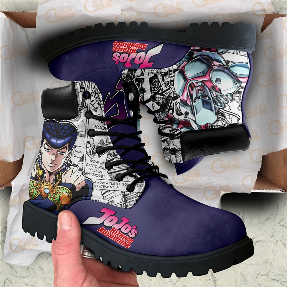 Jojo’s Bizarre Adventure Josuke Higashikata Boots Custom Anime Shoes