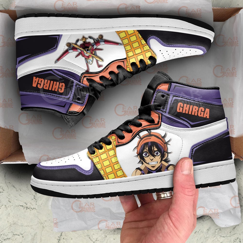 JoJo’s Bizarre Adventure Narancia Ghirga JD1s Sneakers Anime Shoes, Air Jordan Hightop