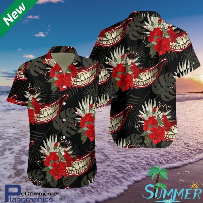 Joker Aloha Shirt Hawaiian Aloha Shirt Hawaiian Beach Shirt