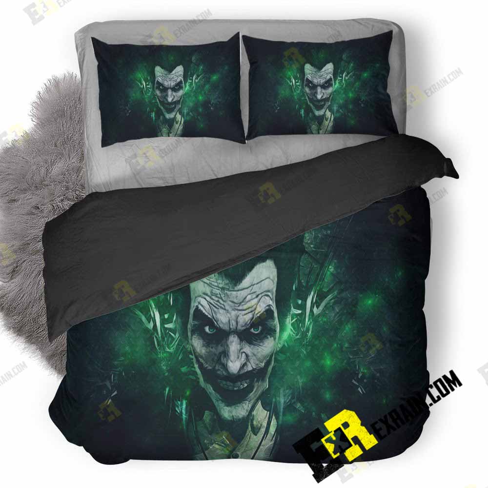 Joker Arkham Knight 96 3D Customized Duvet Cover Bedding Set