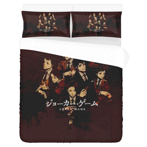 Joker Game 3D Customized Duvet Cover Bedding Set