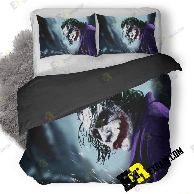 Joker Hd 3D Customized Duvet Cover Bedding Set