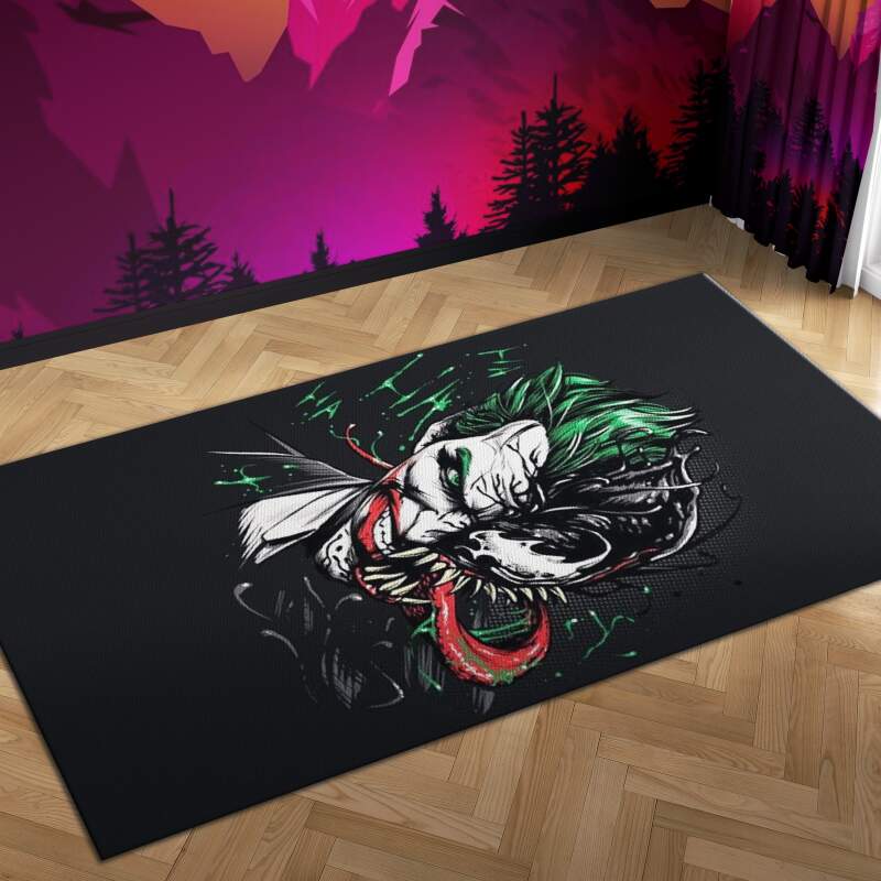 Joker Venom Carpet Mock Area Rectangle Rug