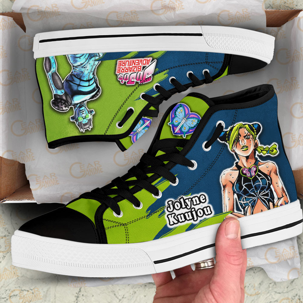 Jolyne Kuujou High Top Shoes JoJo’s Bizarre Adventure Anime Sneakers