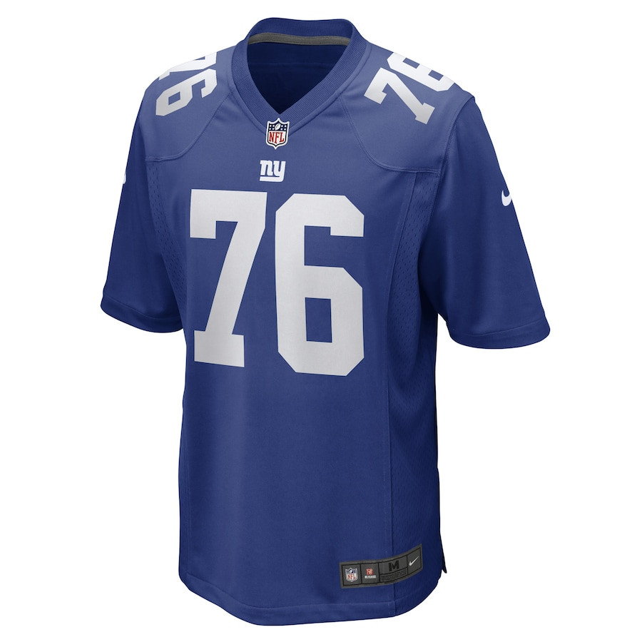Jon Feliciano 76 New York Giants Game Player Stitched Jersey – Royal