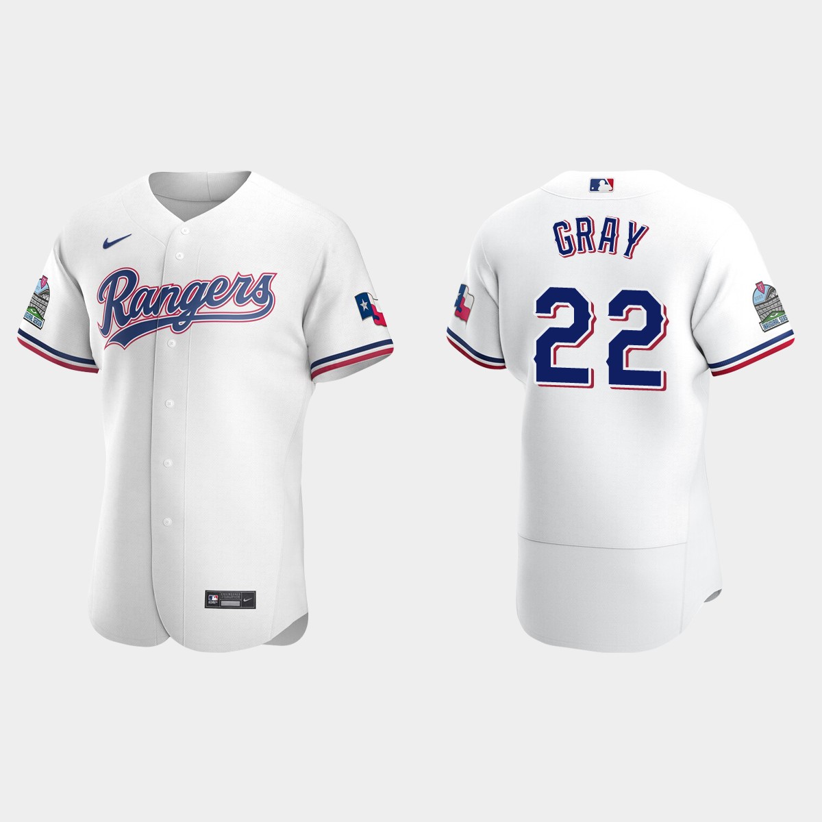 Jon Gray Texas Rangers Home Jersey - White