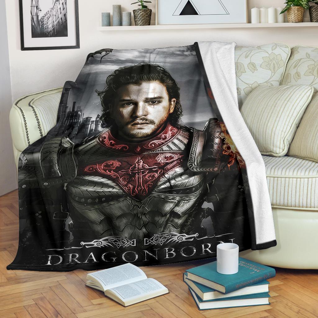 Jon Snow Sherpa Blanket Cozy Blanket Fleece Blanket