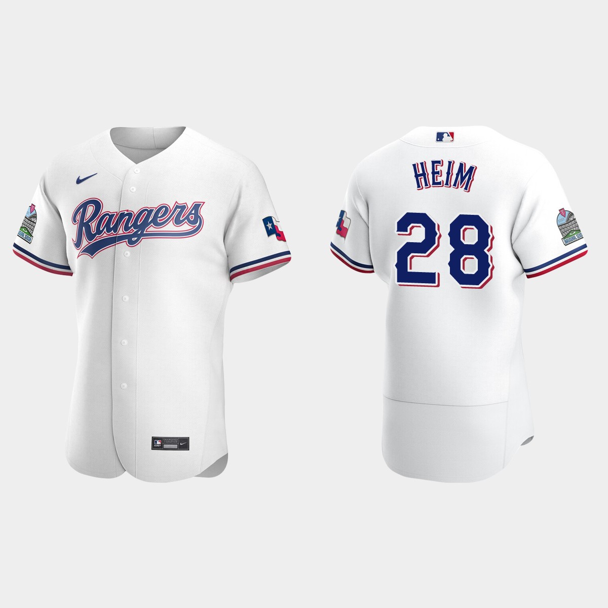 Jonah Heim Texas Rangers Home Jersey - White