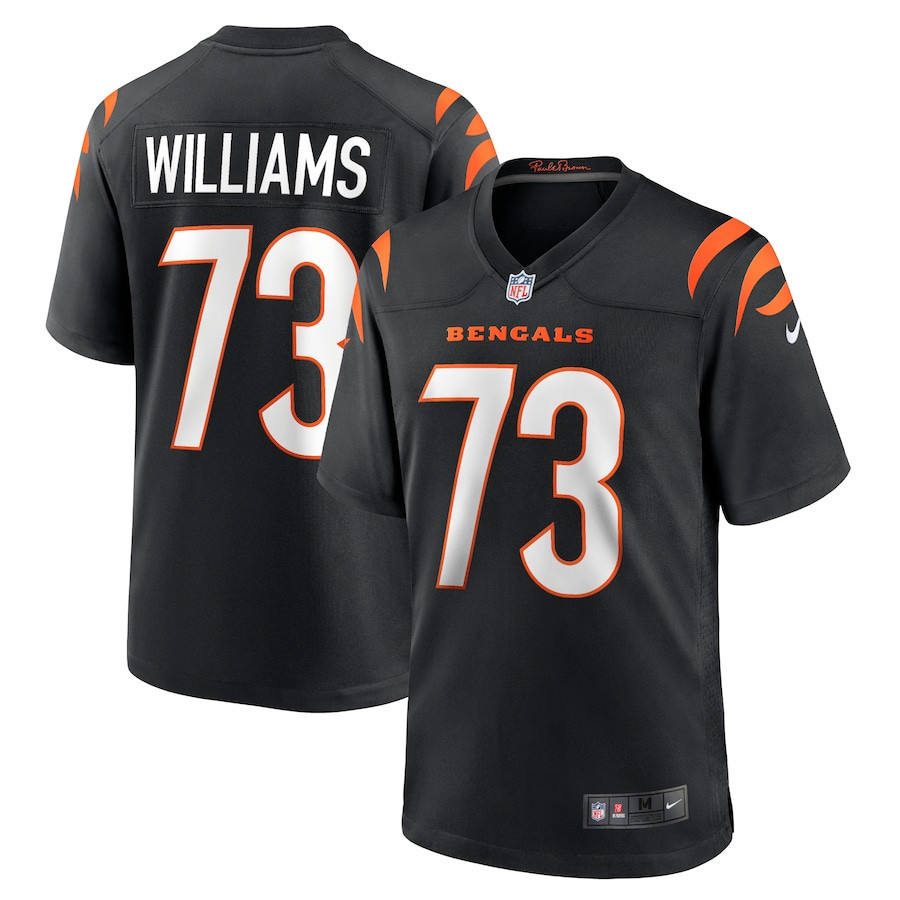 Jonah Williams 73 Cincinnati Bengals Game Stitched Jersey – Black