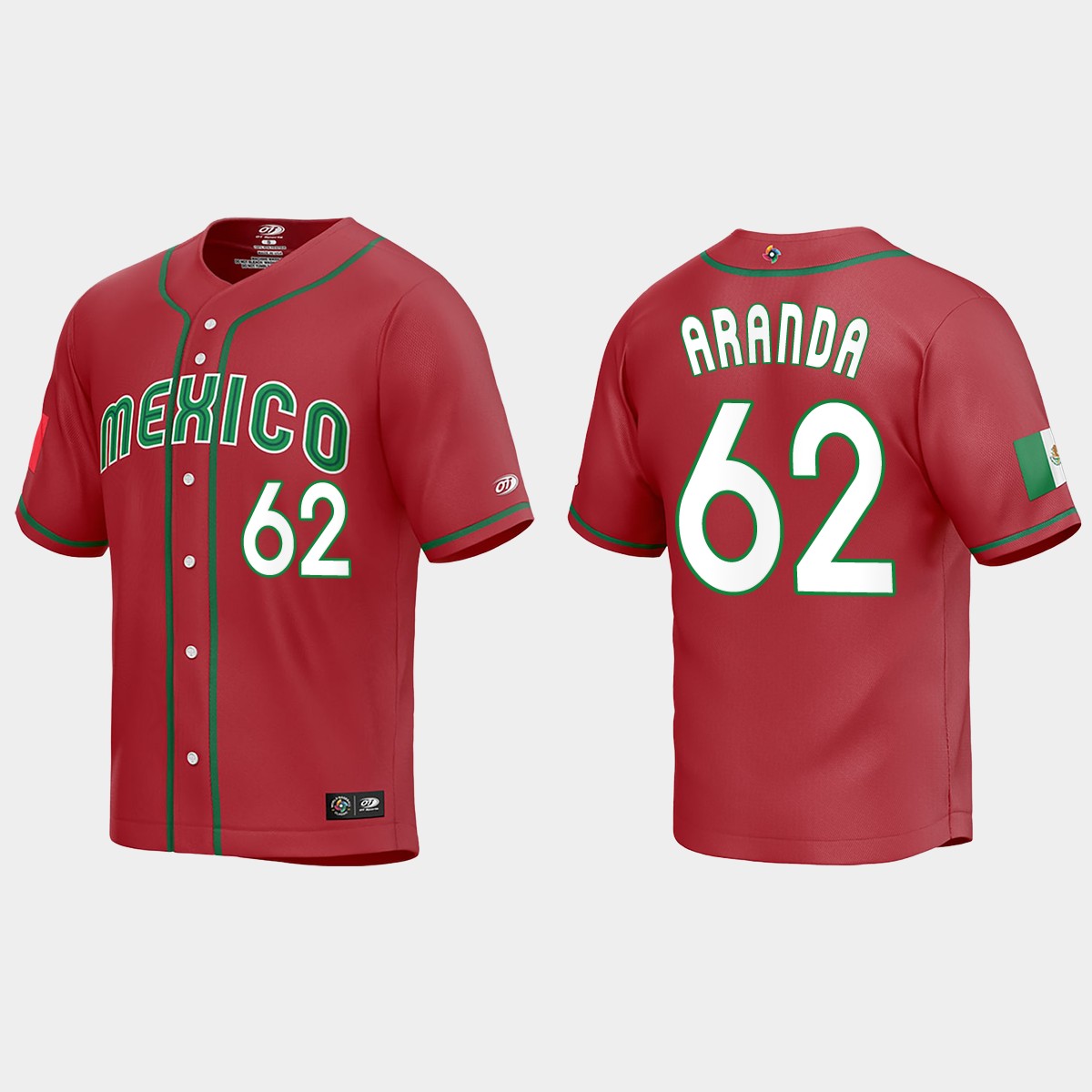 Jonathan Aranda Mexico 2023 World Classic Jersey - Red