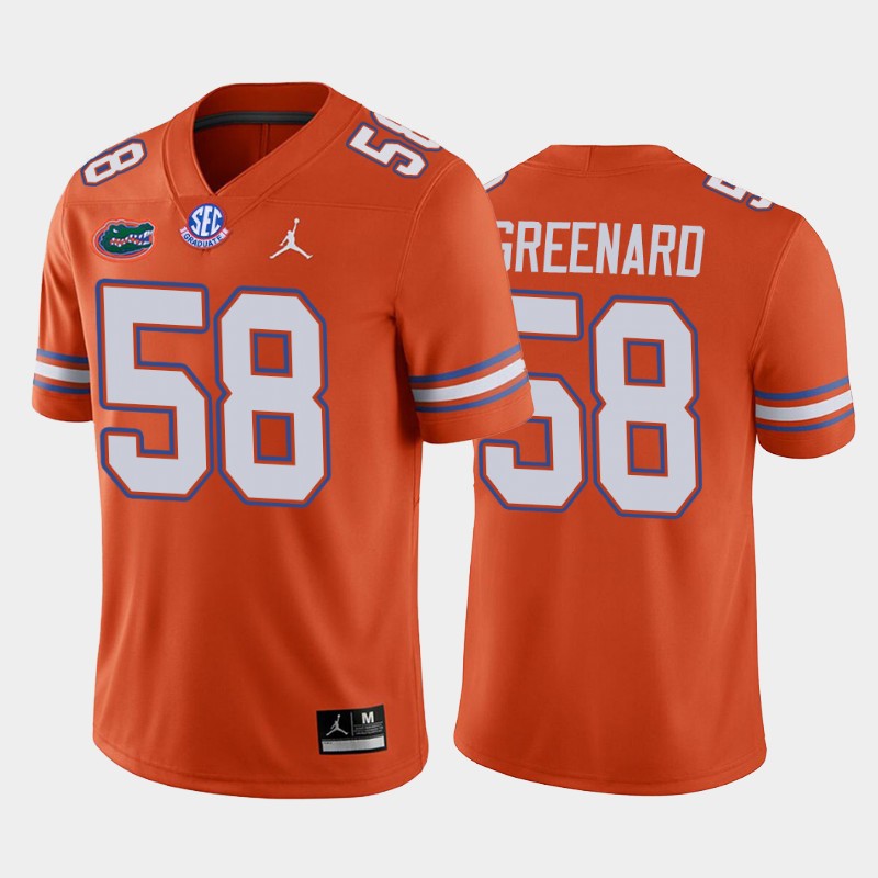 Jonathan Greenard #58 Florida Gators Alternate Game Orange Jersey College
