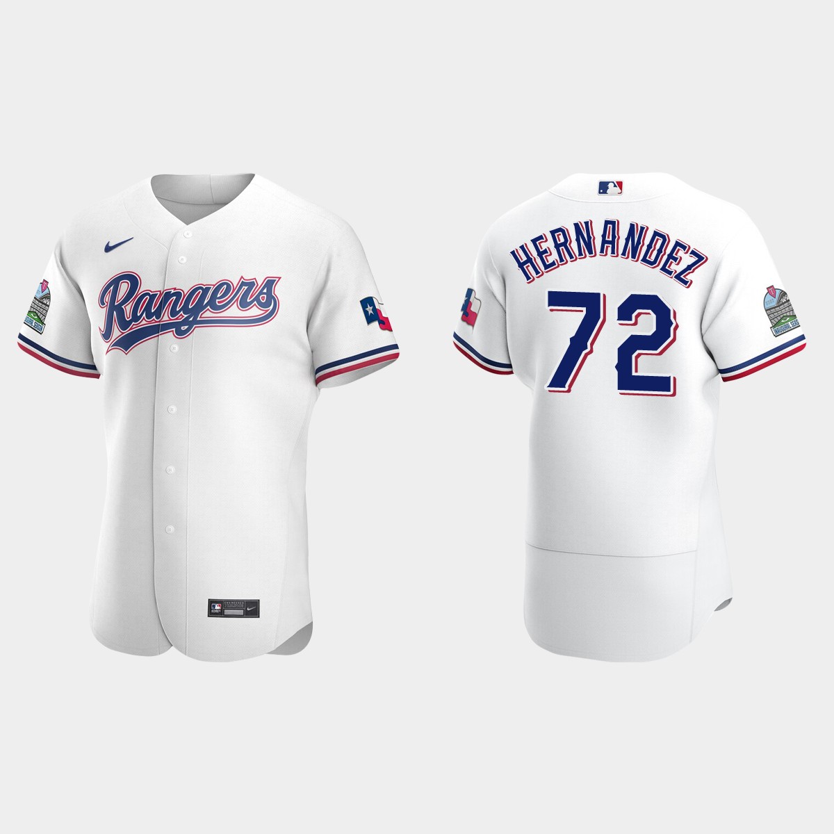 Jonathan Hernandez Texas Rangers Home Jersey - White