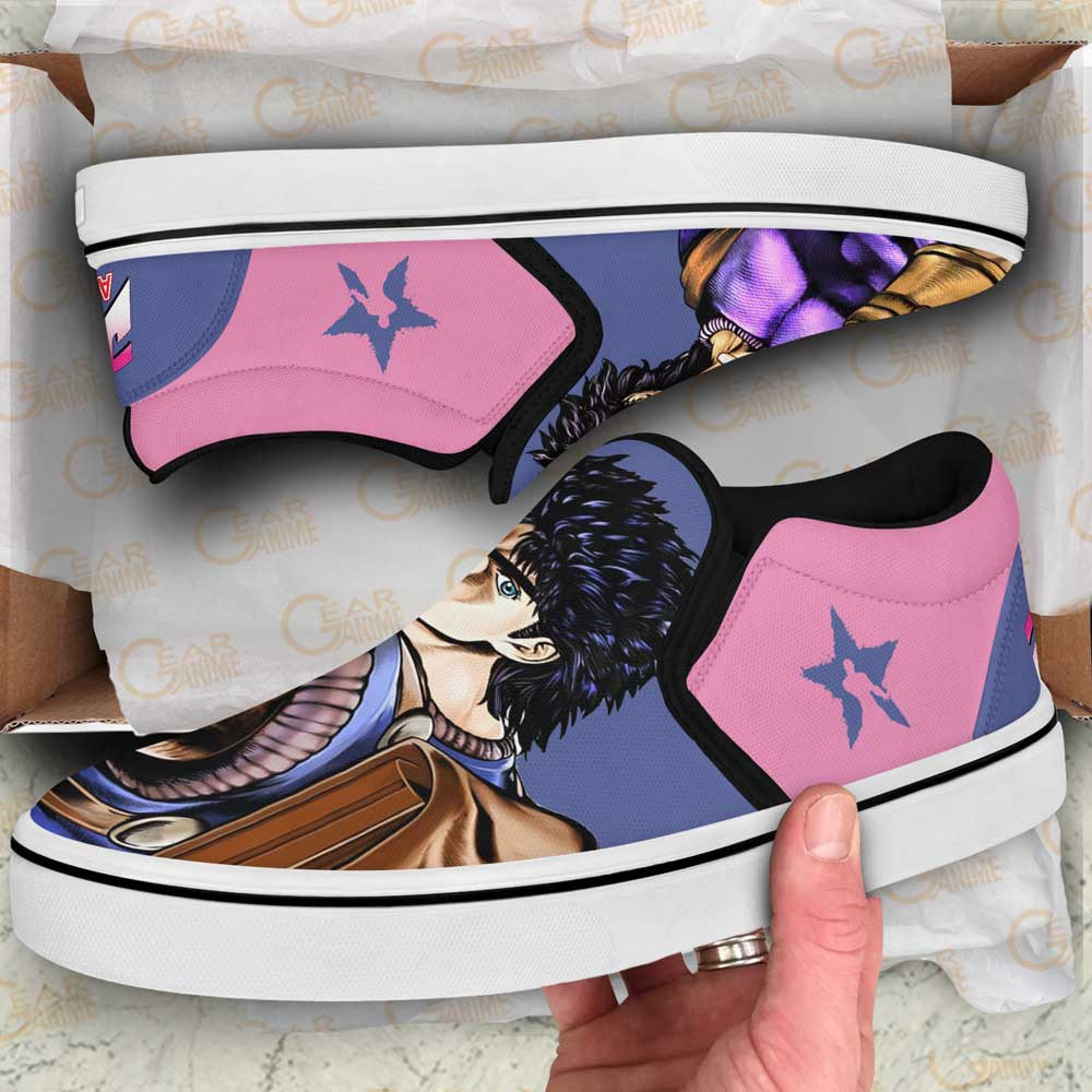 Jonathan Joestar Slip-On Shoes Canvas Custom Anime JoJo’s Bizarre Adventure Shoes
