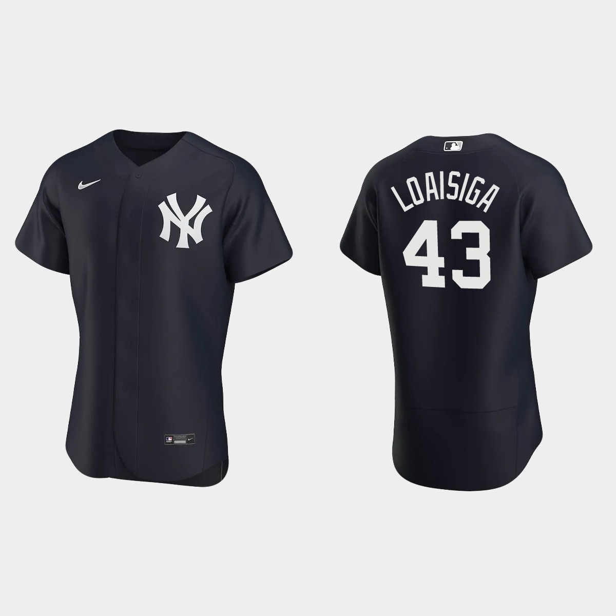 Jonathan Loaisiga #43 New York Yankees Alternate Jersey - Navy