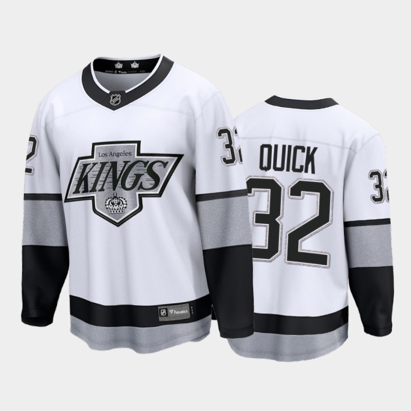 Jonathan Quick #32 Los Angeles Kings Alternate White Premier Jersey