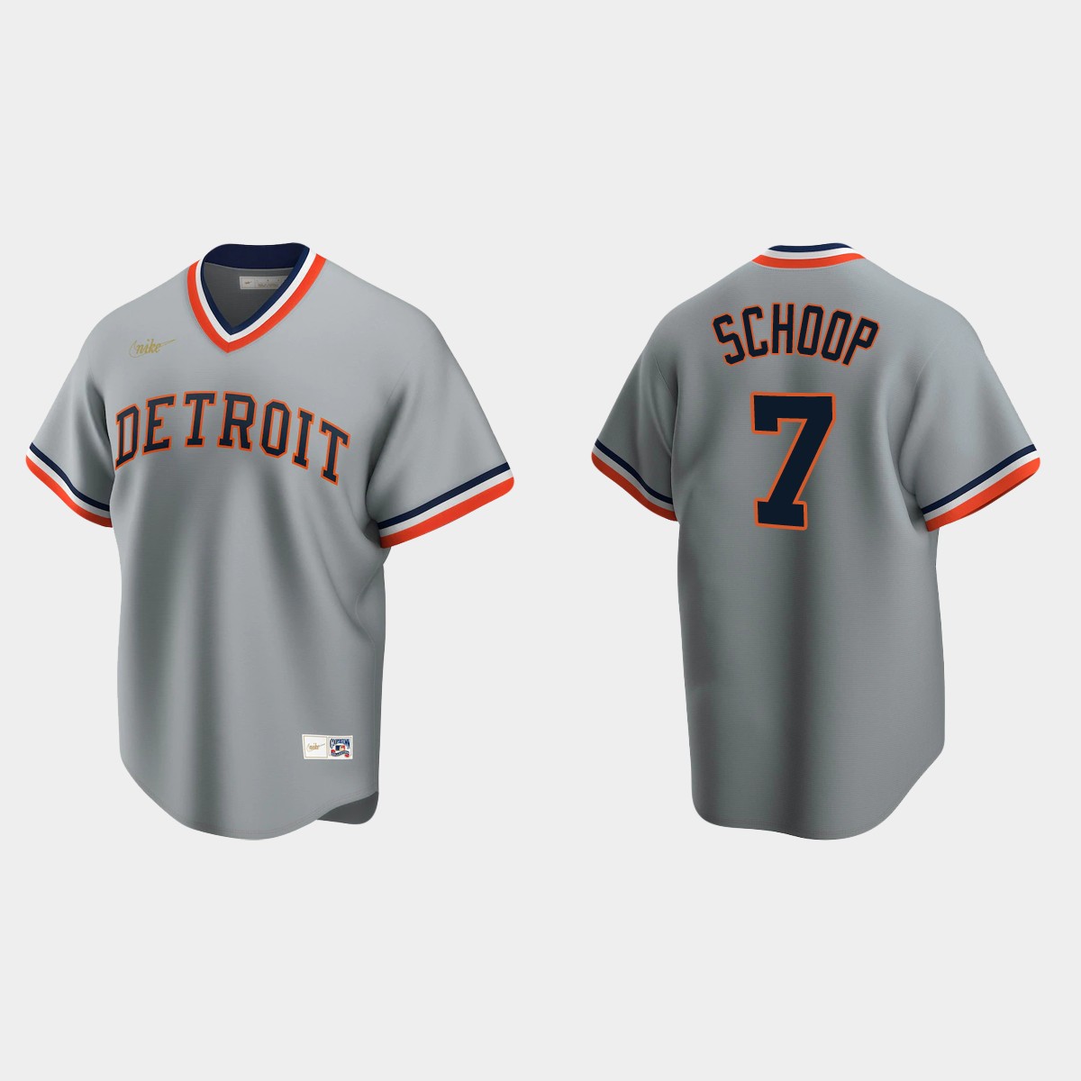 Jonathan Schoop Detroit Tigers Cooperstown Collection Road Jersey - Gray