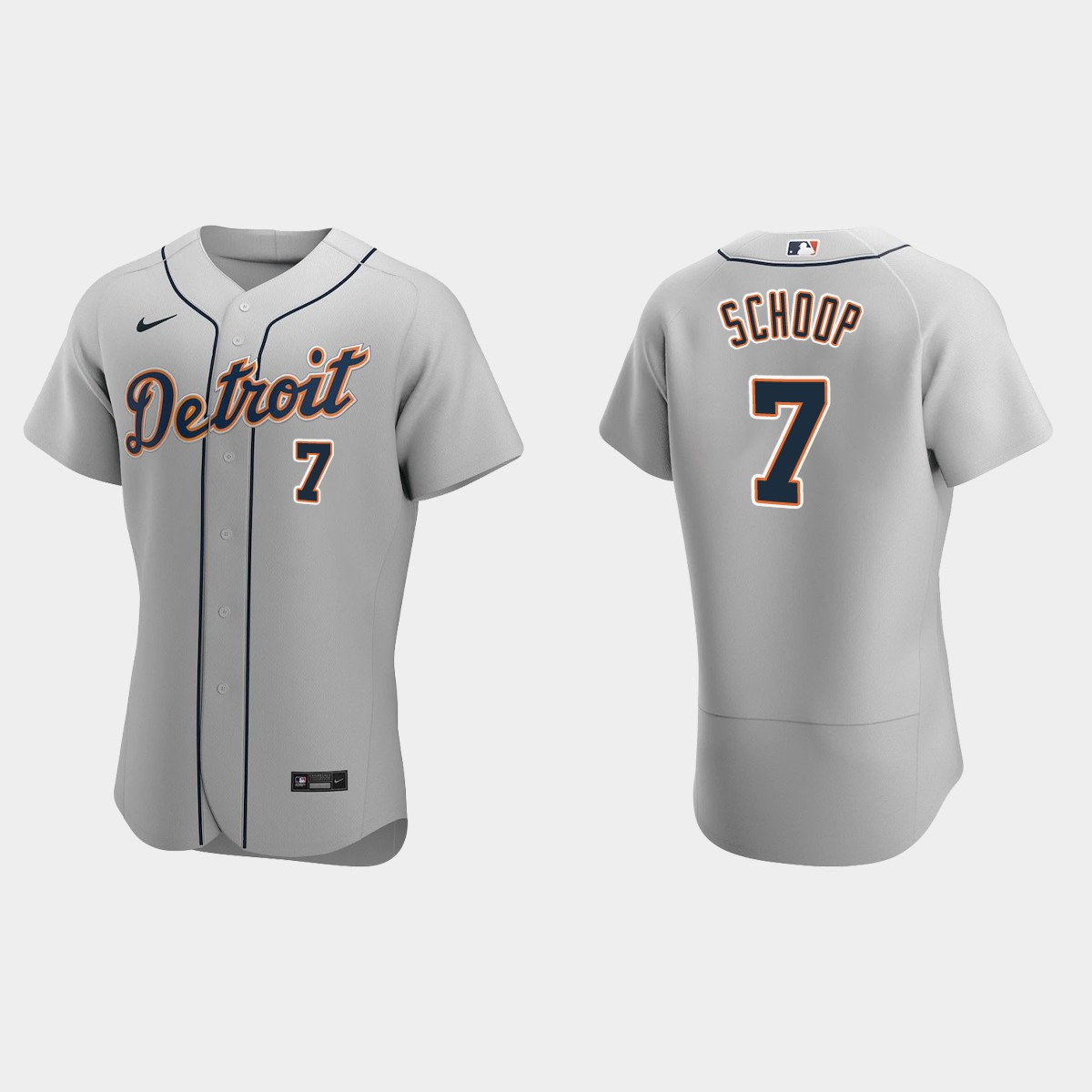 Jonathan Schoop Detroit Tigers Road Jersey - Gray