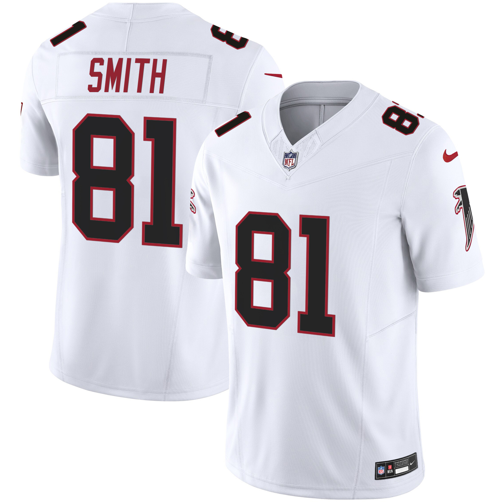 Jonnu Smith Men's Atlanta Falcons Vapor Limited White Jersey - All Stitched