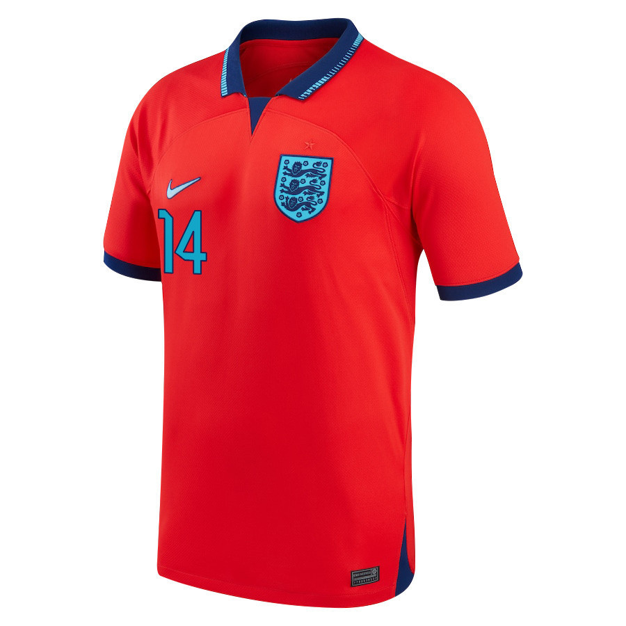 Jordan Henderson 14 England National Team 2022-23 Qatar World Cup – Away Soccer Jersey Jordan Henderson 14 England National Team 2022-23 Qatar World Cup – Away Soccer Jersey