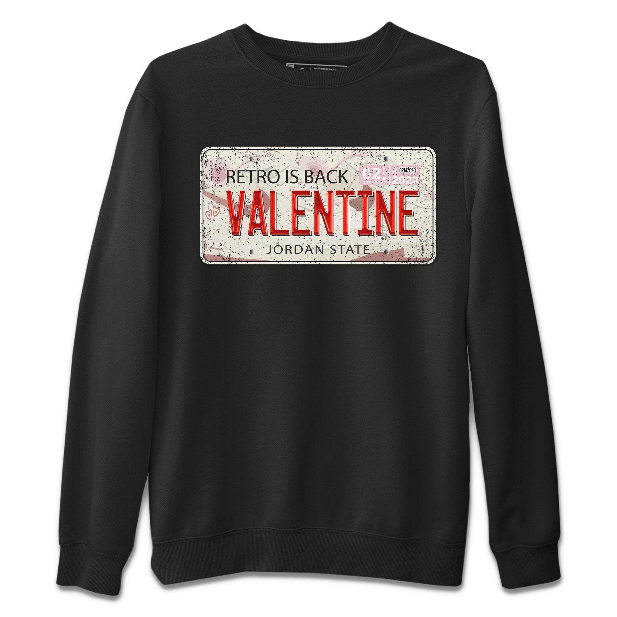 Jordan Plate Unisex Sweater – Air Force 1 Valentines Day, Sneakers Matching Sweater