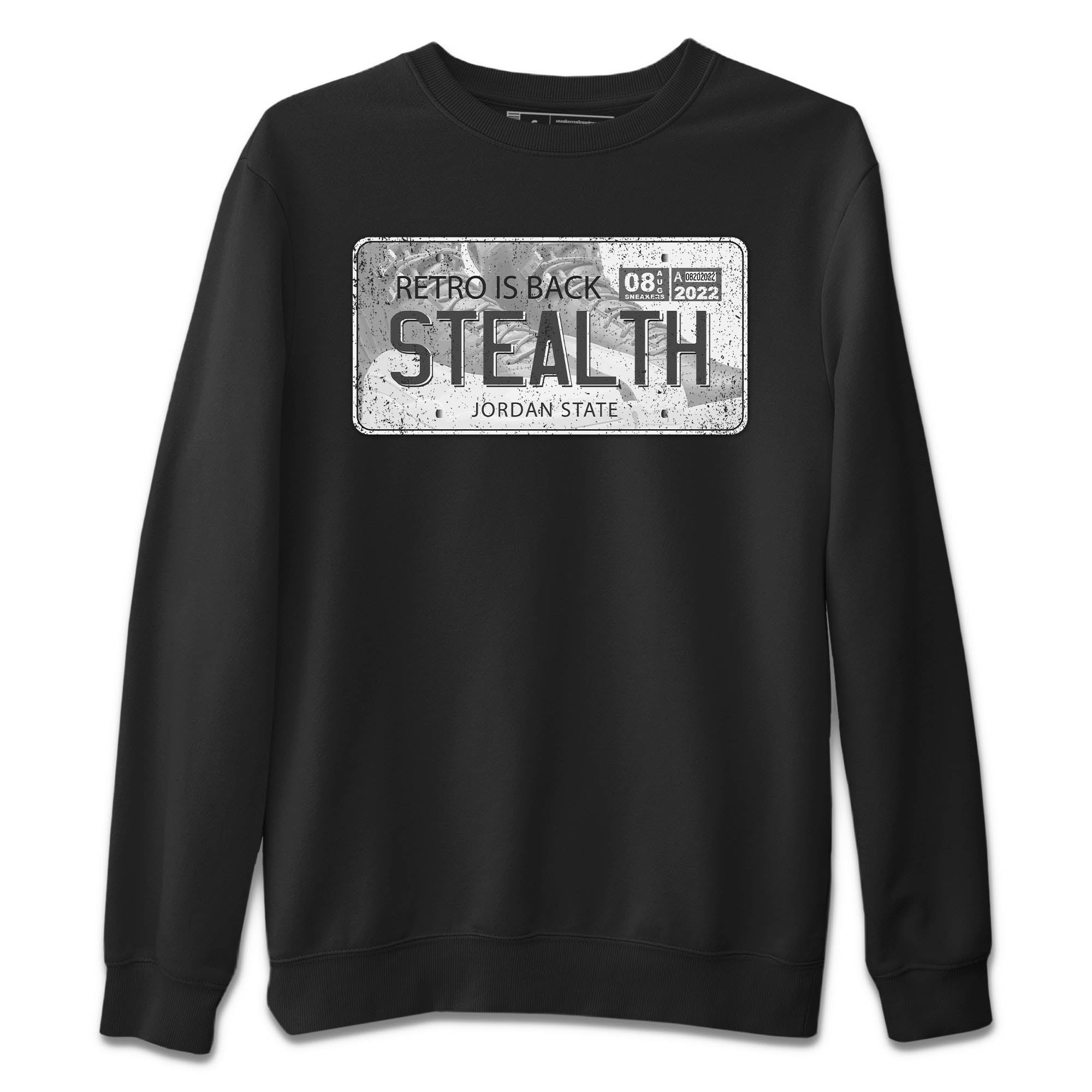 Jordan Plate Unisex Sweater – Air Jordan 12 Stealth, Sneakers Matching Sweater