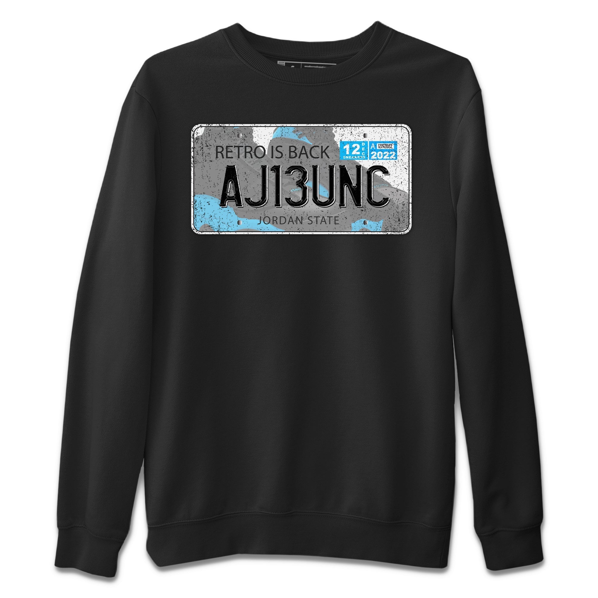 Jordan Plate Unisex Sweater – Air Jordan 13 UNC, Sneakers Matching Sweater
