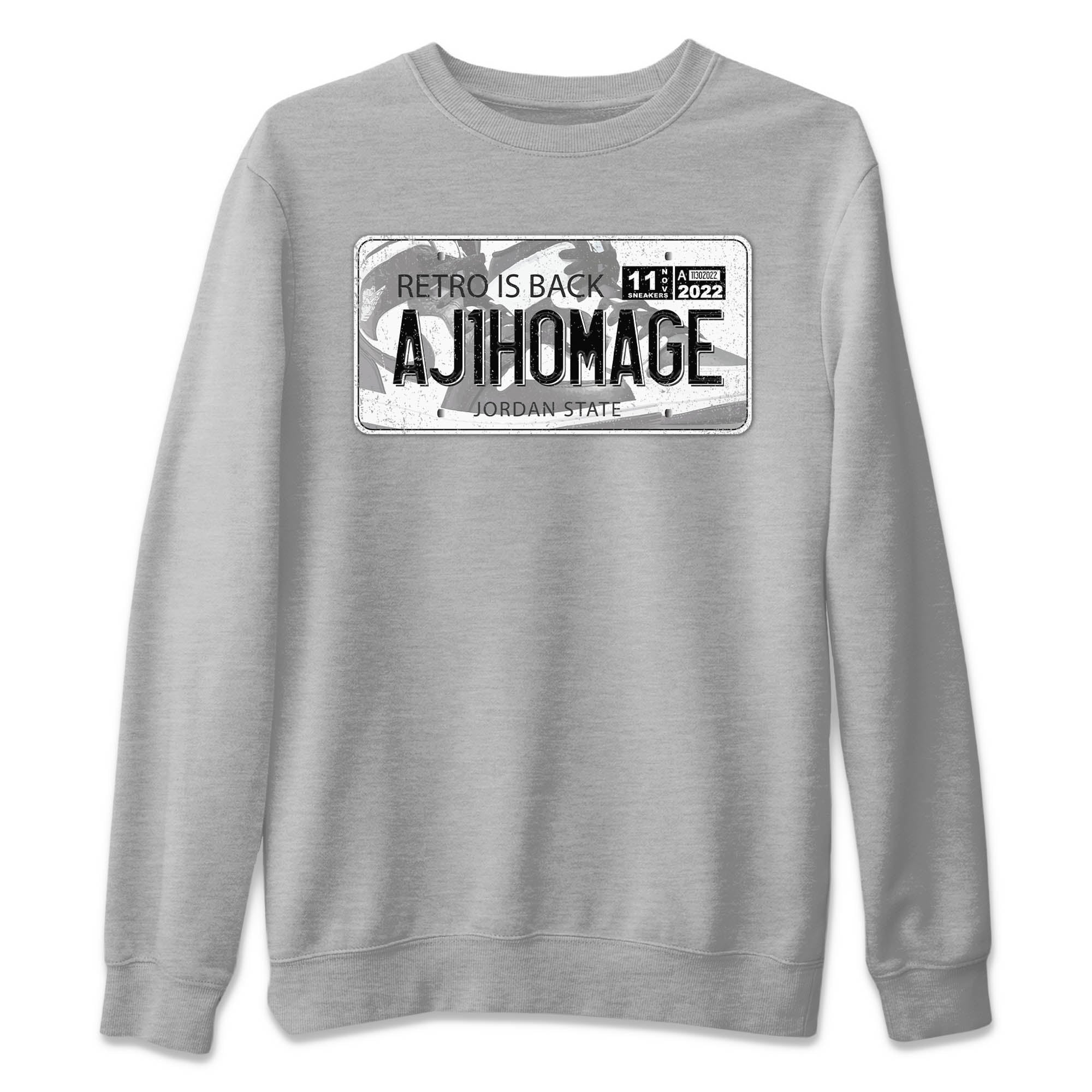 Jordan Plate Unisex Sweater – Air Jordan 1 Homage, Sneakers Matching Sweater