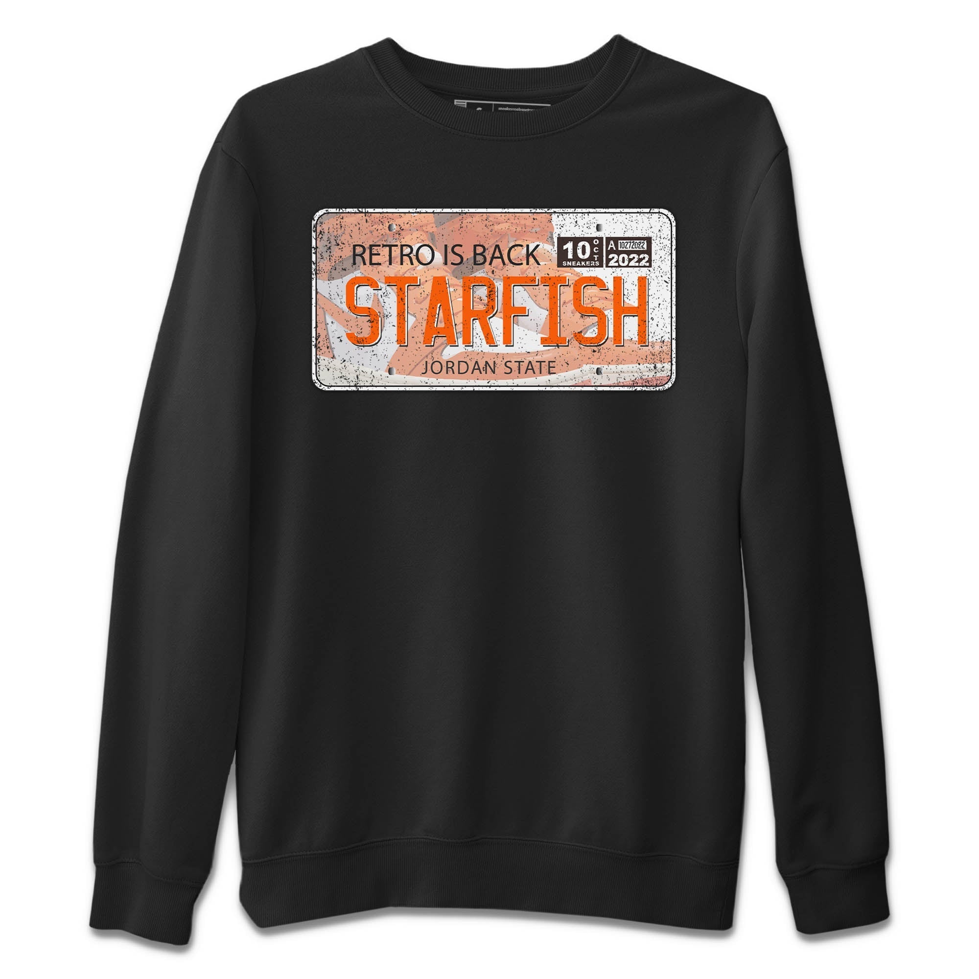 Jordan Plate Unisex Sweater – Air Jordan 1 Starfish, Sneakers Matching Sweater