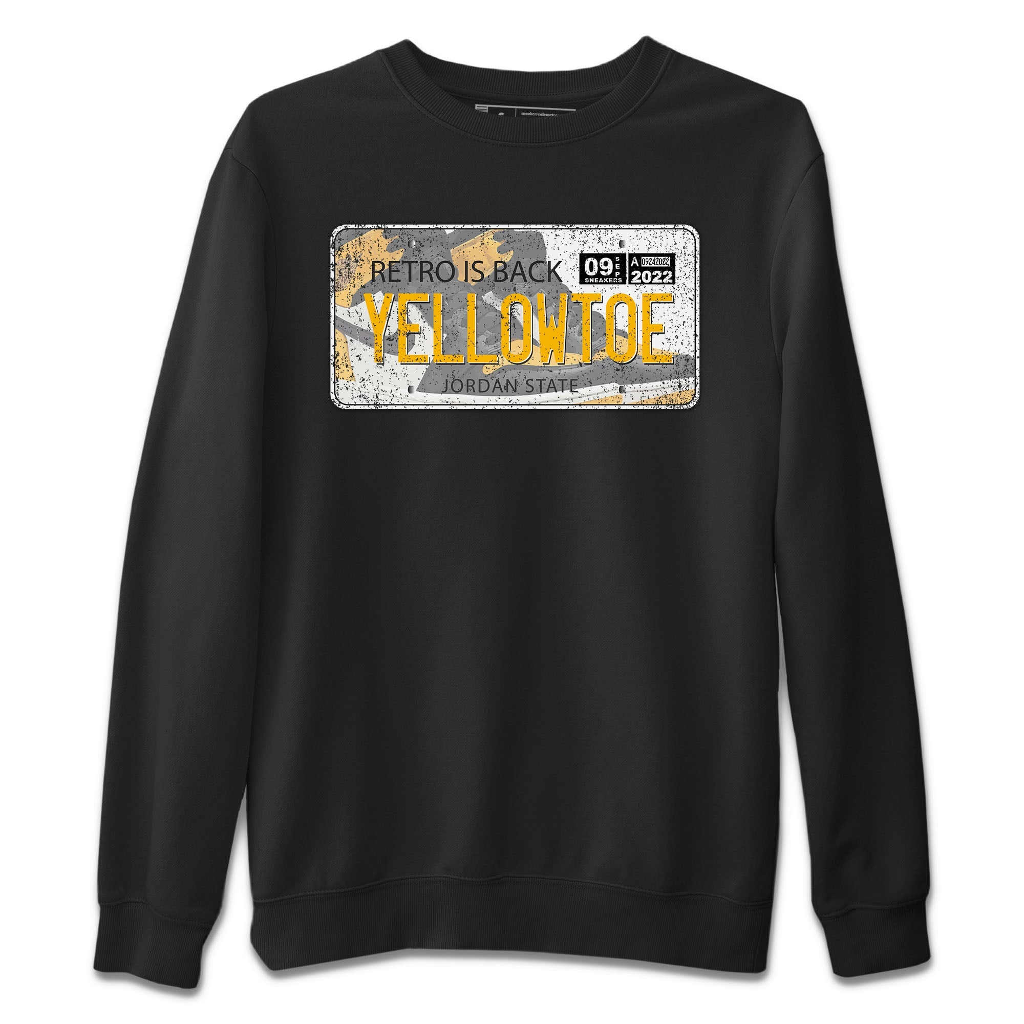 Jordan Plate Unisex Sweater – Air Jordan 1 Taxi, Sneakers Matching Sweater