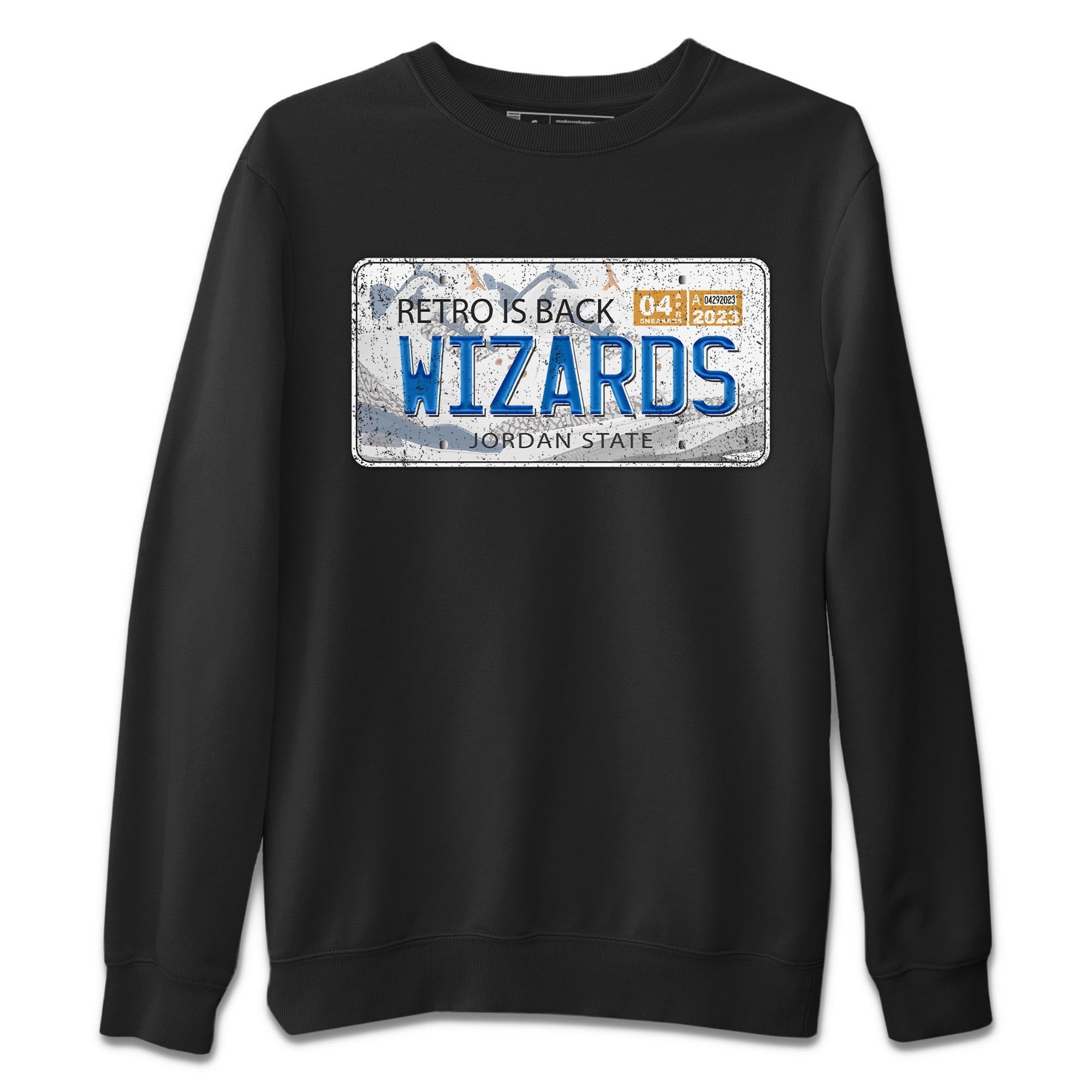 Jordan Plate Unisex Sweater – Air Jordan 3 Wizards, Sneakers Matching Sweater