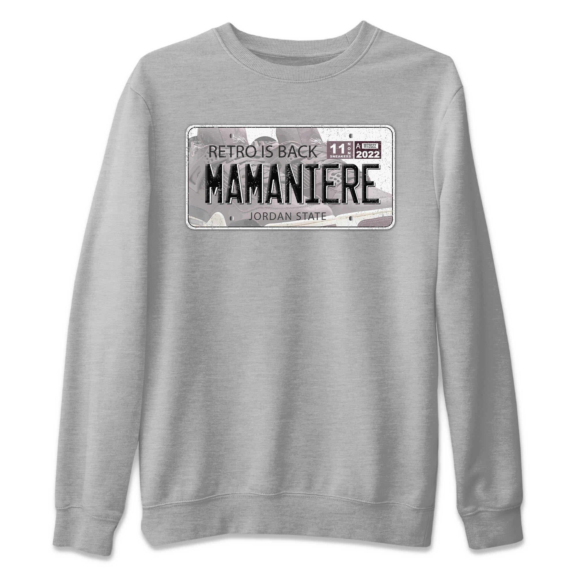 Jordan Plate Unisex Sweater – Air Jordan 4 A Ma Maniere, Sneakers Matching Sweater