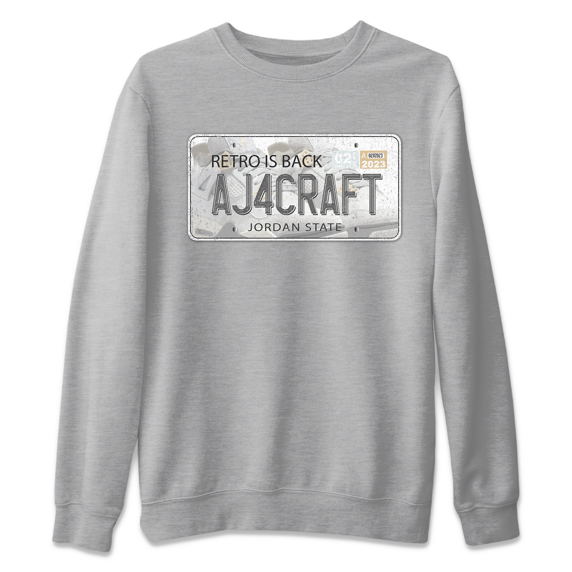 Jordan Plate Unisex Sweater – Air Jordan 4 Craft, Sneakers Matching Sweater