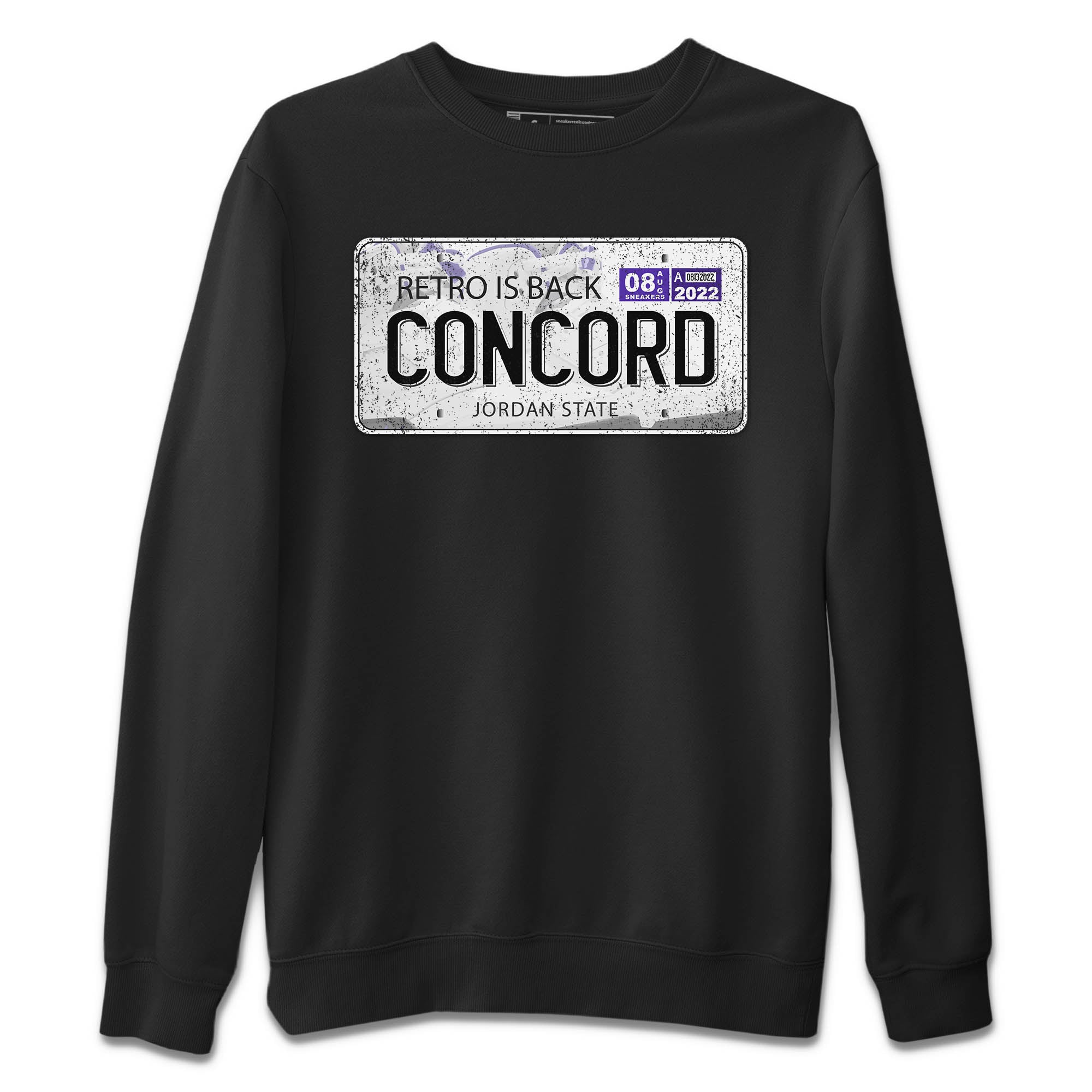Jordan Plate Unisex Sweater – Air Jordan 5 Concord, Sneakers Matching Sweater
