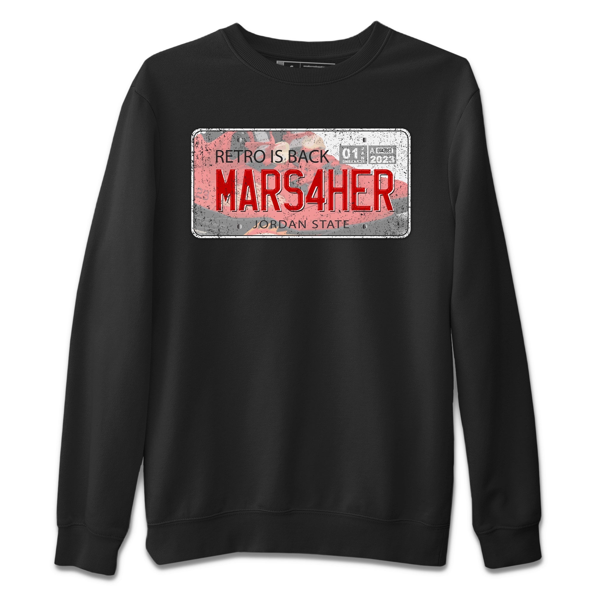 Jordan Plate Unisex Sweater – Air Jordan 5 Mars For Her, Sneakers Matching Sweater