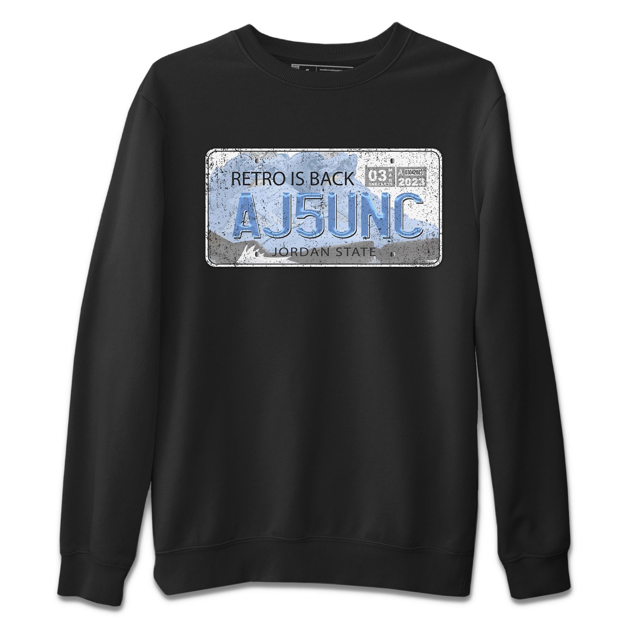 Jordan Plate Unisex Sweater – Air Jordan 5 UNC, Sneakers Matching Sweater