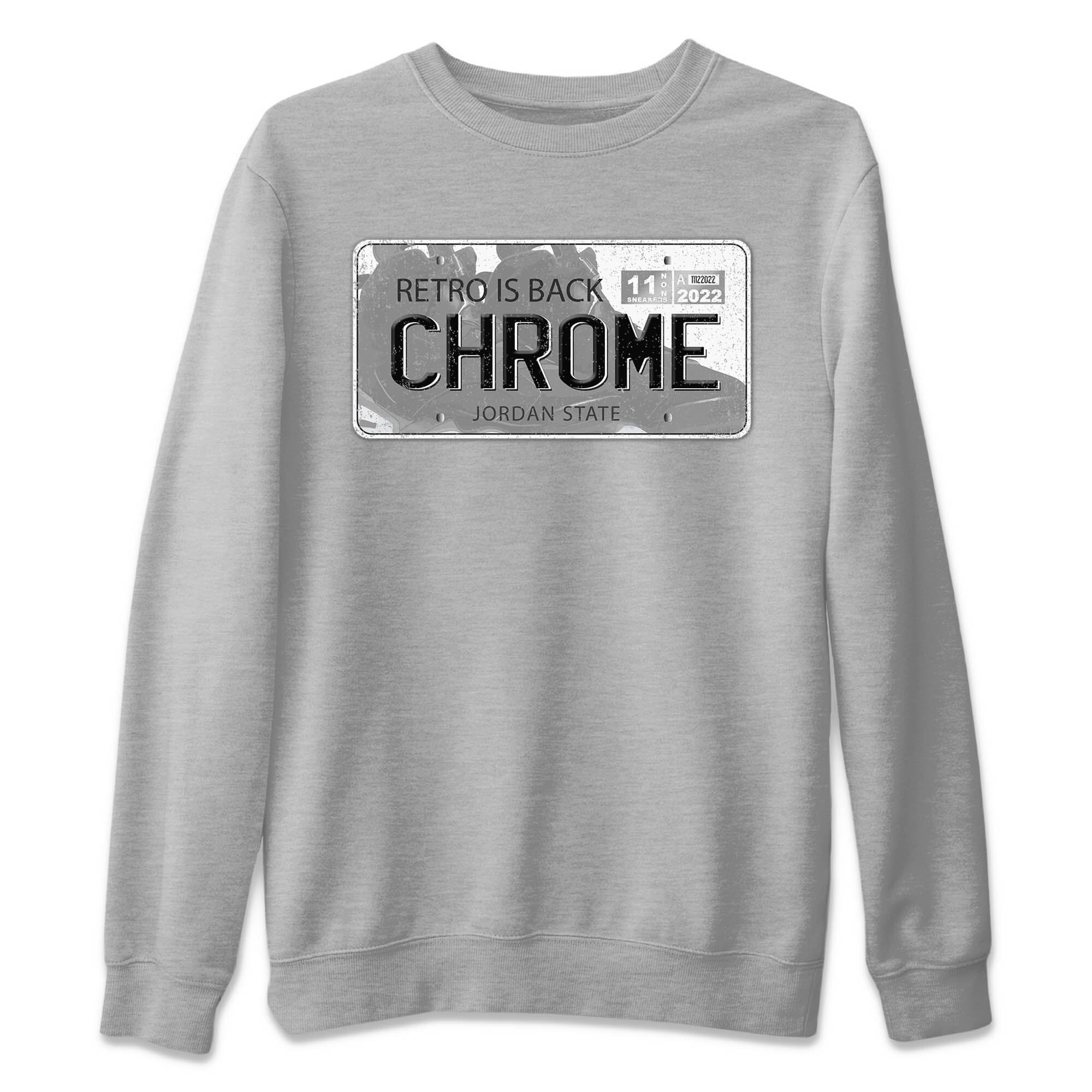 Jordan Plate Unisex Sweater – Air Jordan 6 Chrome, Sneakers Matching Sweater