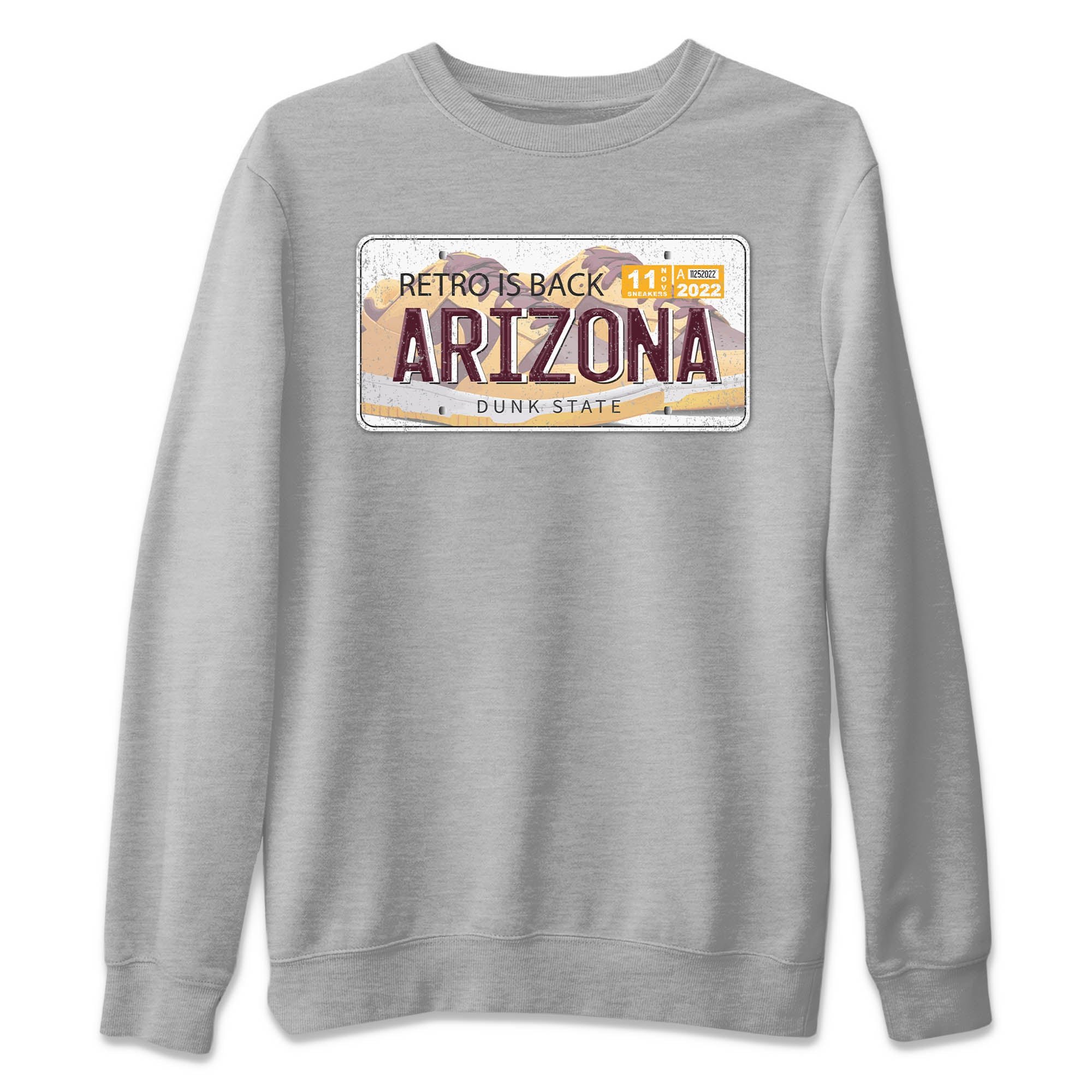 Jordan Plate Unisex Sweater – Dunk Arizona State, Sneakers Matching Sweater